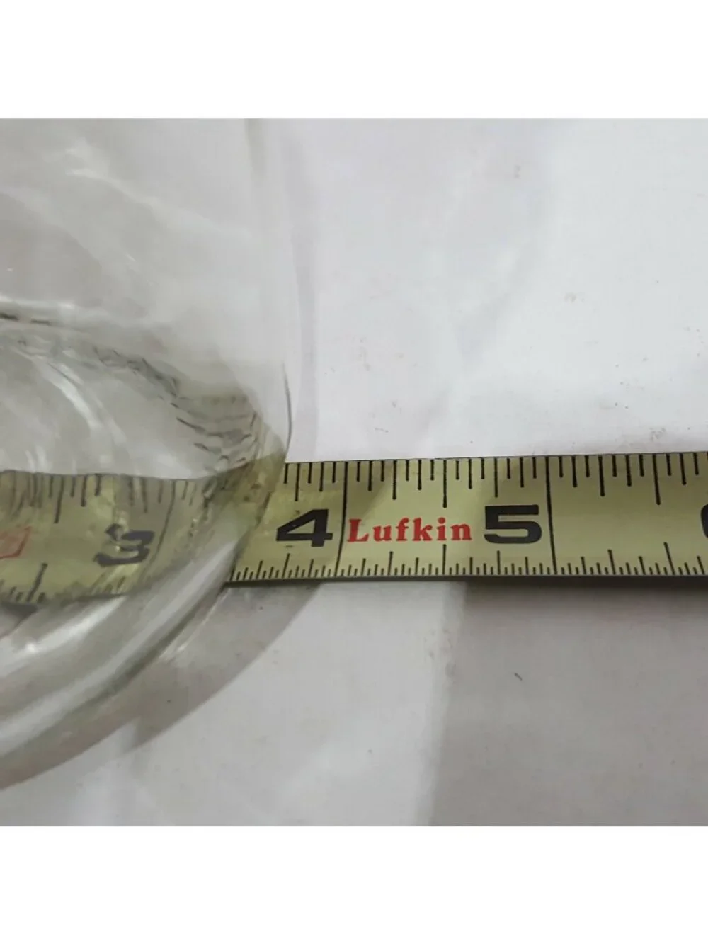 Vintage Clear Wavy Glass Milk Juice Bottle Jar Jug Carafe Since 1852 Flat Back